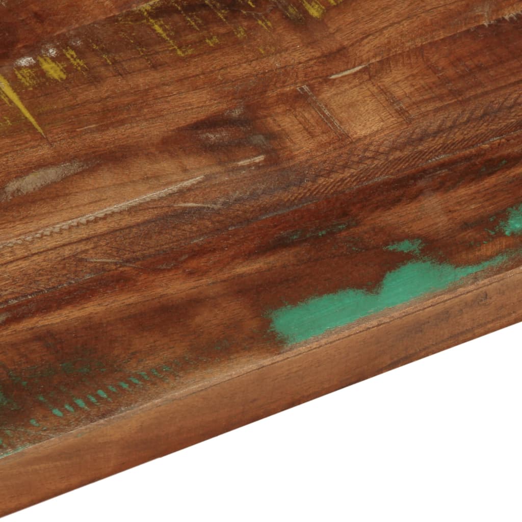 bordplade 70x50x3,8 cm rektangulær massivt genbrugstræ - Image 7
