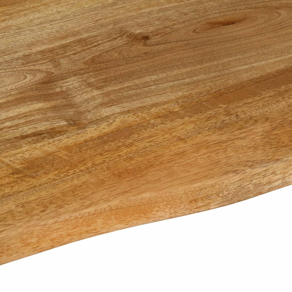 bordplade 70x60x3,8 cm naturlig kant massivt mangotræ - Image 7