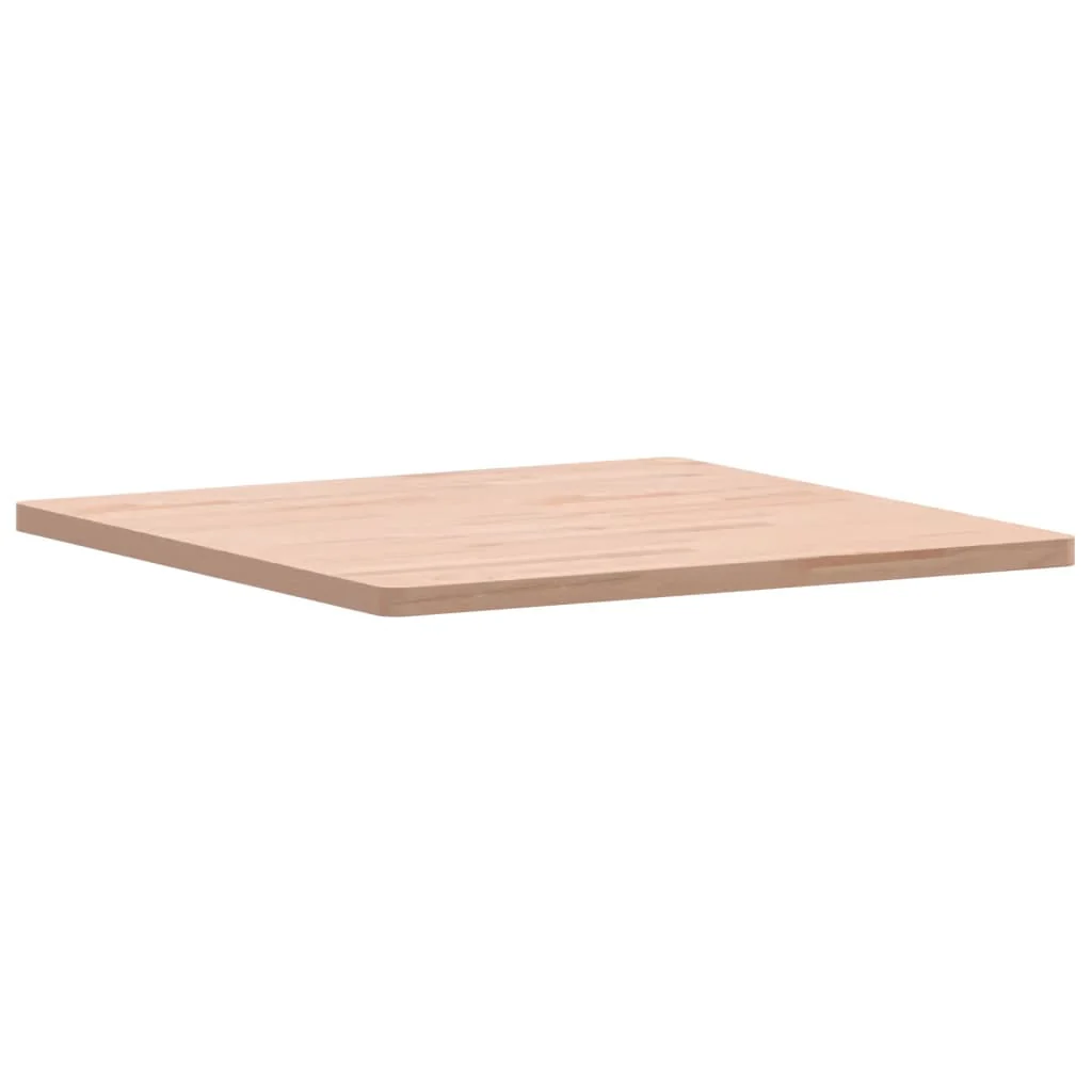 bordplade 70x70x2,5 cm firkantet massivt bøgetræ - Image 3