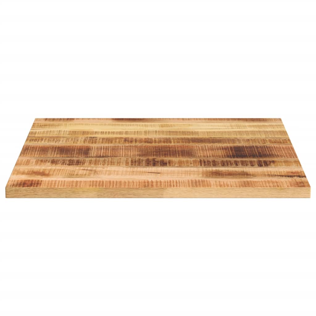 bordplade 70x70x3,8 cm firkantet massivt ru mangotræ - Image 3