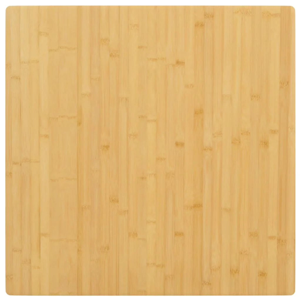 bordplade 70x70x4 cm bambus