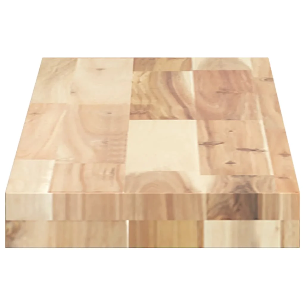 bordplade 80x20x4 cm rektangulær massivt akacietræ - Image 6