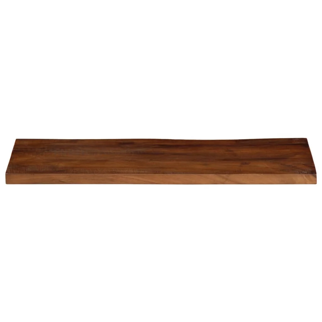 bordplade 80x30x3,8 cm rektangulær massivt genbrugstræ - Image 3