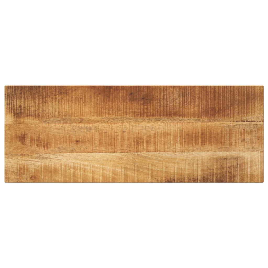 bordplade 80x30x3,8 cm rektangulær massivt ru mangotræ