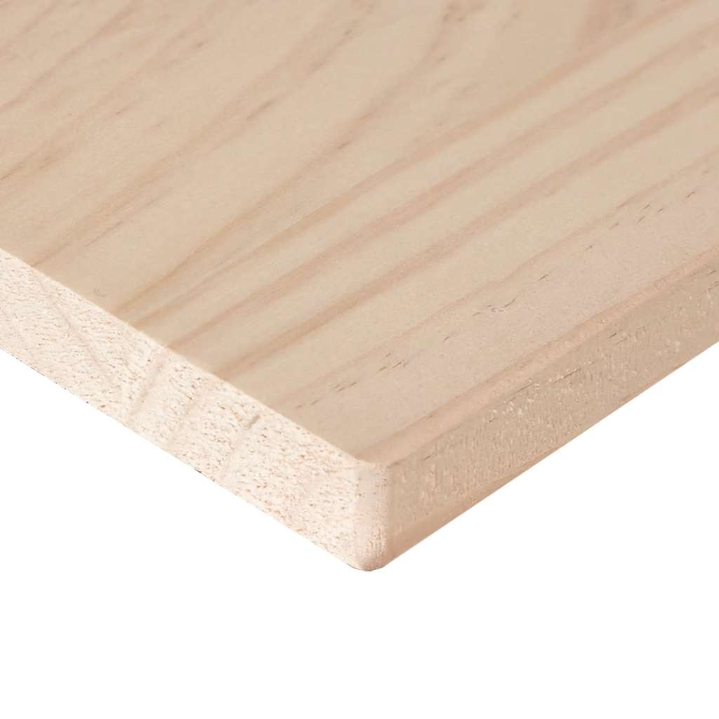 bordplade 80x50x2,5 cm rektangulær massivt fyrretræ - Image 7