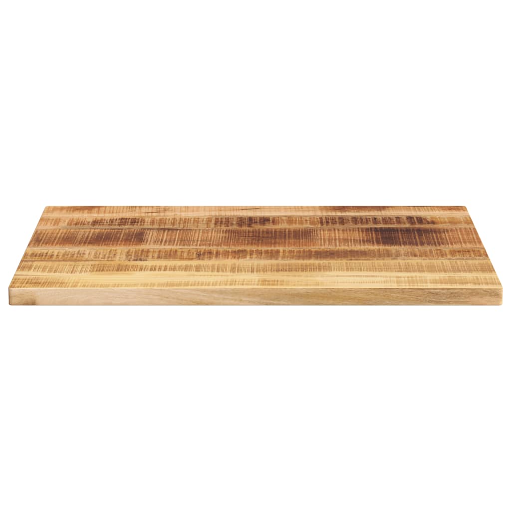 bordplade 80x50x2,5 cm rektangulær massivt ru mangotræ - Image 3