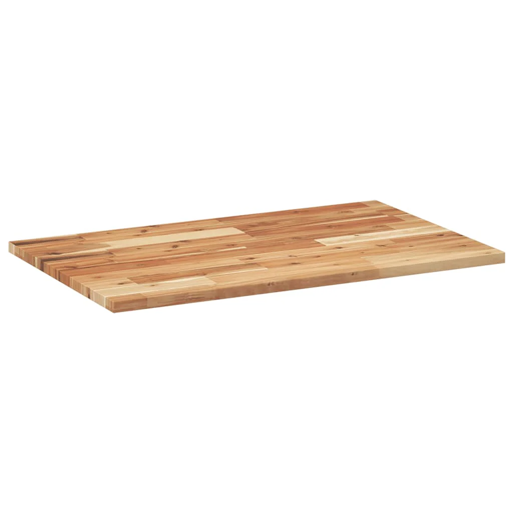 bordplade 80x50x2 cm rektangulær massivt akacietræ - Image 6