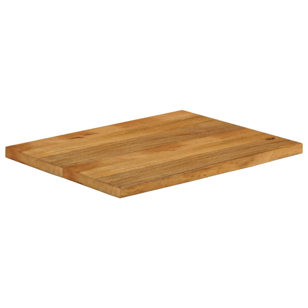 bordplade 80x60x3,8 cm naturlig kant massivt mangotræ - Image 2