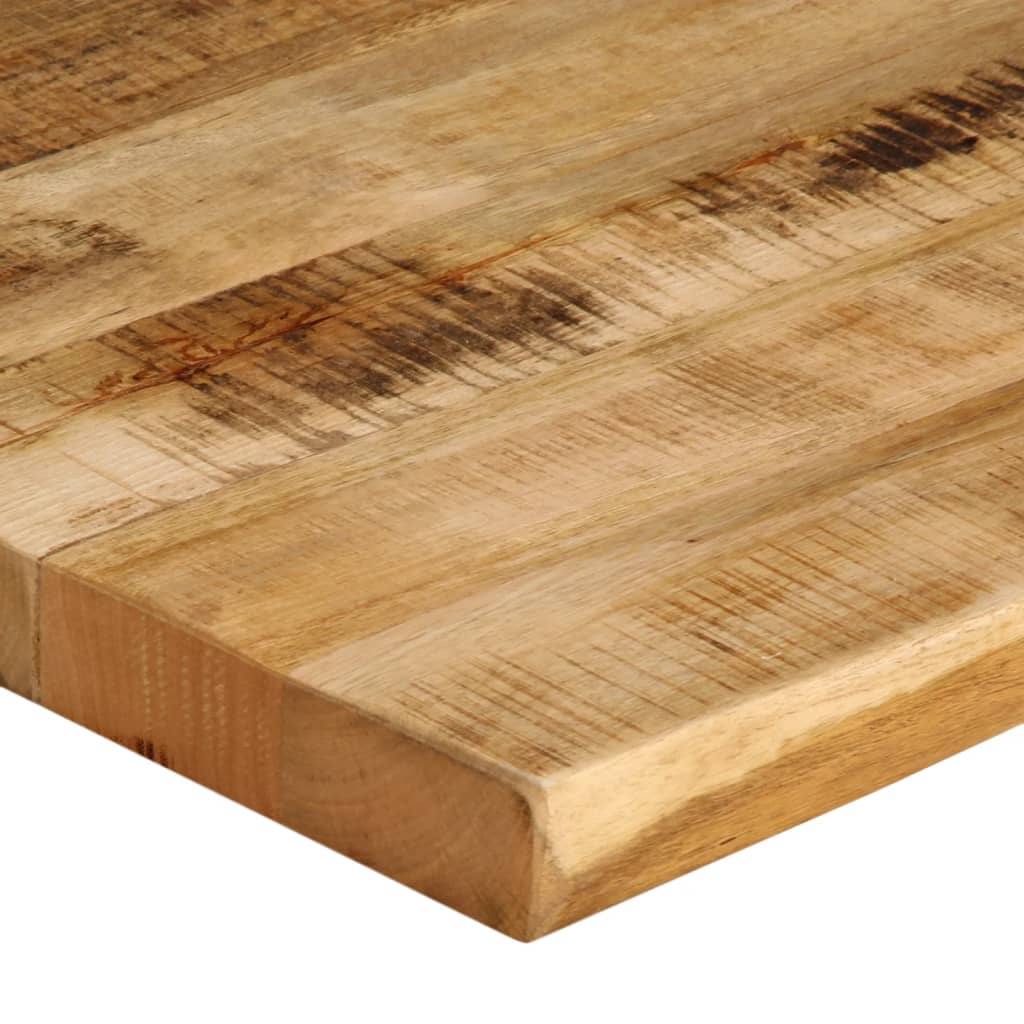 bordplade 80x60x3,8 cm naturlig kant massivt ru mangotræ - Image 6
