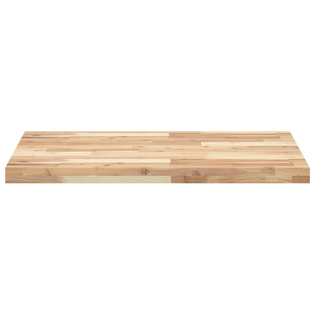 bordplade 80x60x4 cm rektangulær massivt akacietræ - Image 5