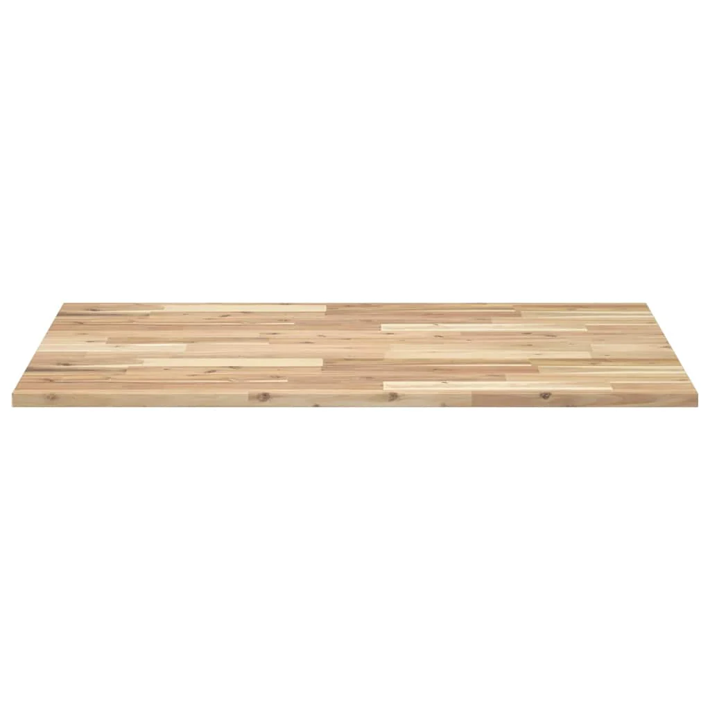 bordplade 80x70x2 cm rektangulær massivt akacietræ - Image 5