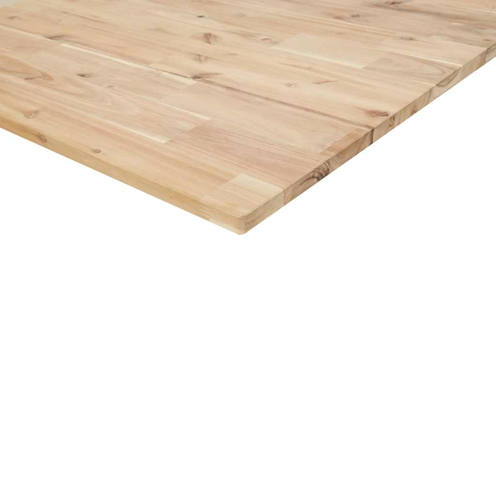bordplade 80x70x2 cm rektangulær massivt akacietræ - Image 8