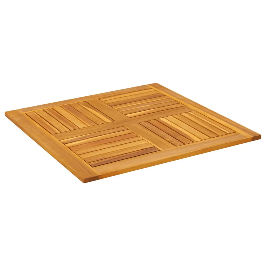 bordplade 80x80x2,2 cm firkantet massivt akacietræ - Image 4