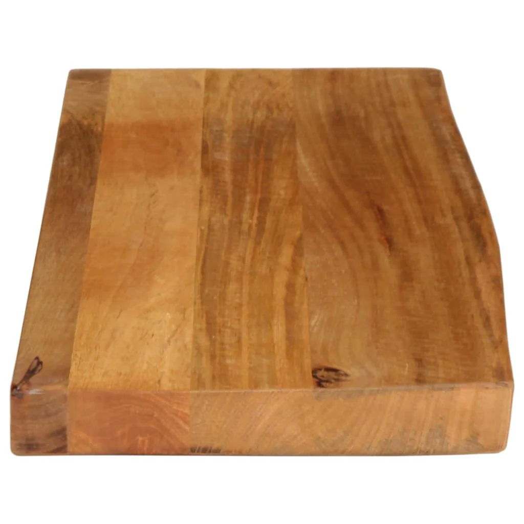 bordplade 90x20x3,8 cm naturlig kant massivt mangotræ - Image 4