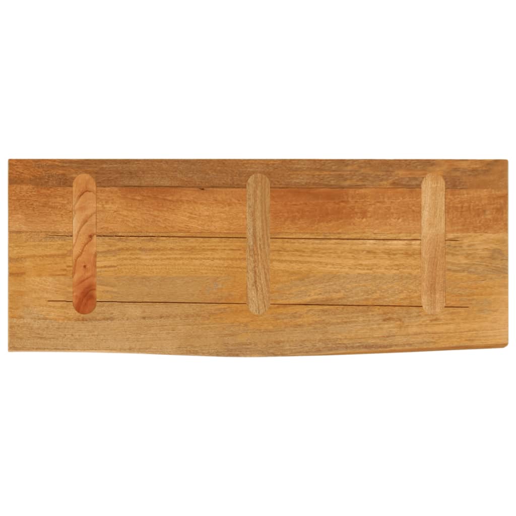 bordplade 90x20x3,8 cm naturlig kant massivt mangotræ - Image 5