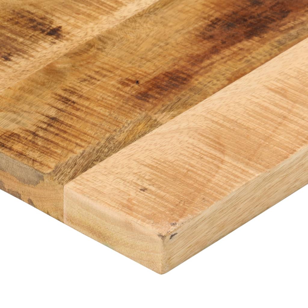 bordplade 90x20x3,8 cm rektangulær massivt ru mangotræ - Image 6