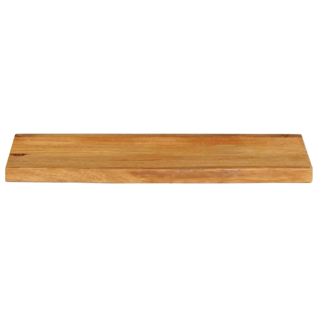 bordplade 90x30x3,8 cm naturlig kant massivt mangotræ - Image 3