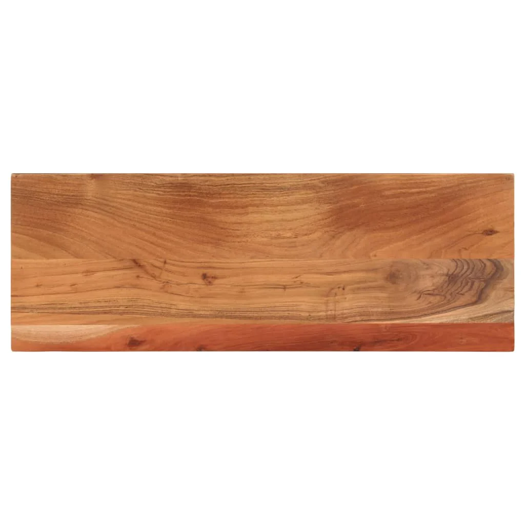 bordplade 90x30x3,8 cm rektangulær massivt akacietræ