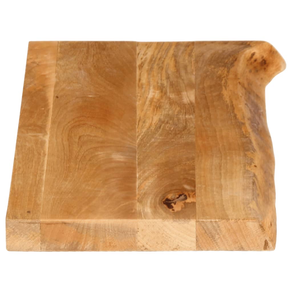 bordplade 90x40x3,8 cm naturlig kant massivt mangotræ - Image 4