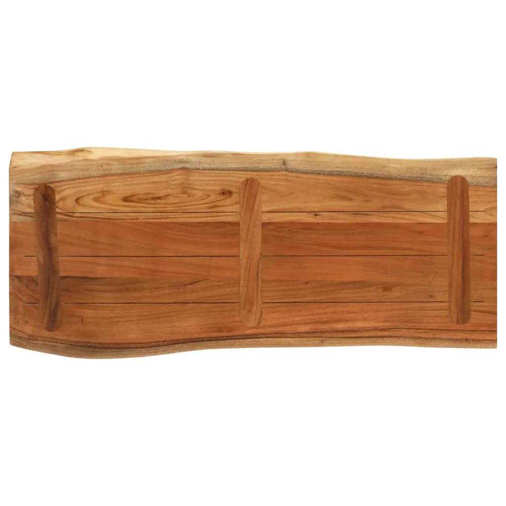 bordplade 90x40x3,8 cm rektangulær massivt akacietræ - Image 5