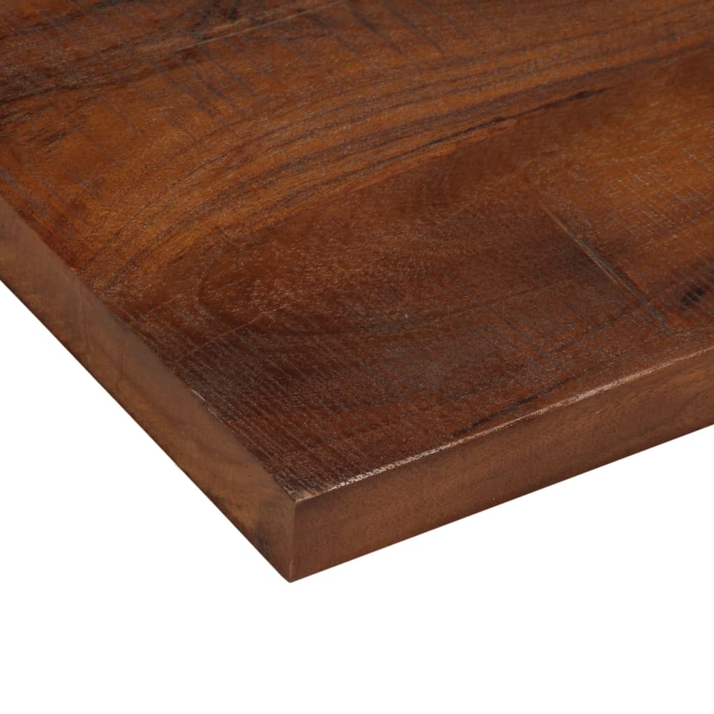 bordplade 90x40x3,8 cm rektangulær massivt genbrugstræ - Image 6