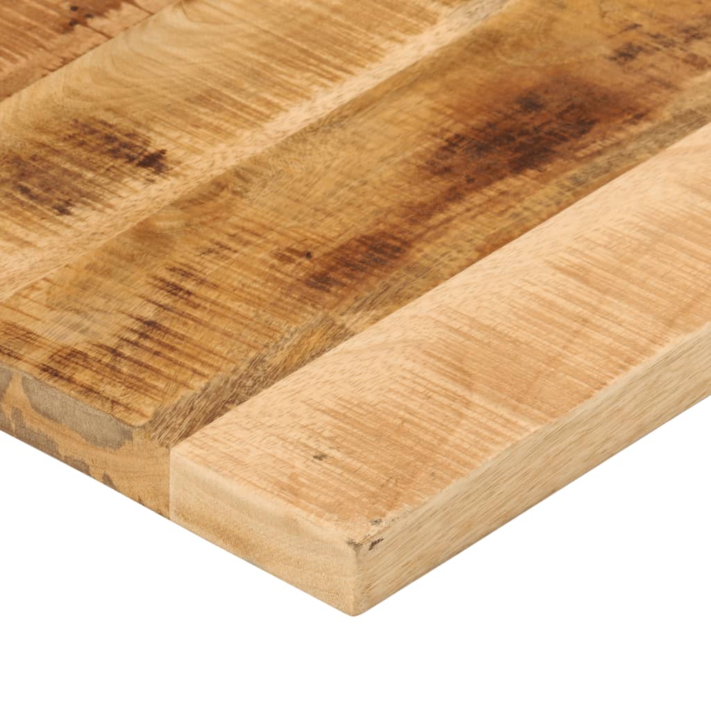 bordplade 90x60x2,5 cm rektangulær massivt ru mangotræ - Image 6