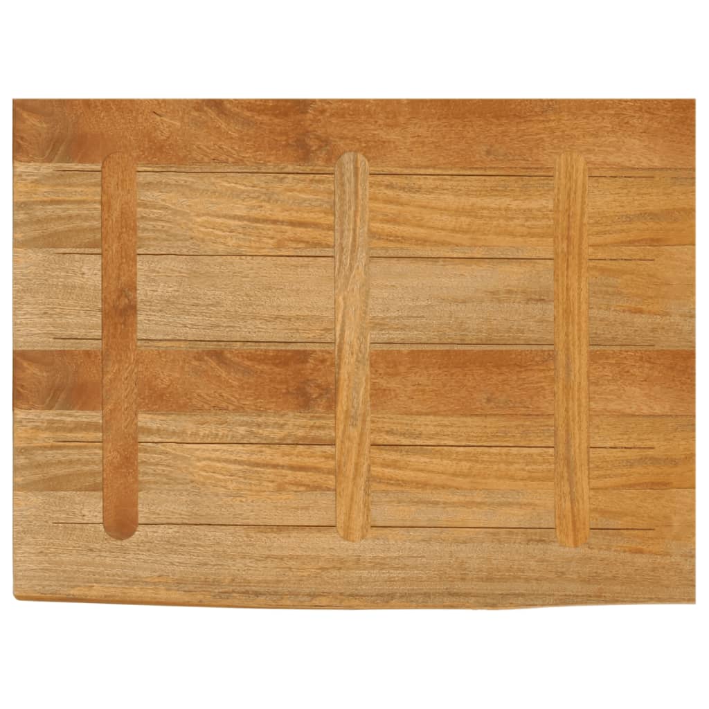 bordplade 90x60x3,8 cm naturlig kant massivt mangotræ - Image 5
