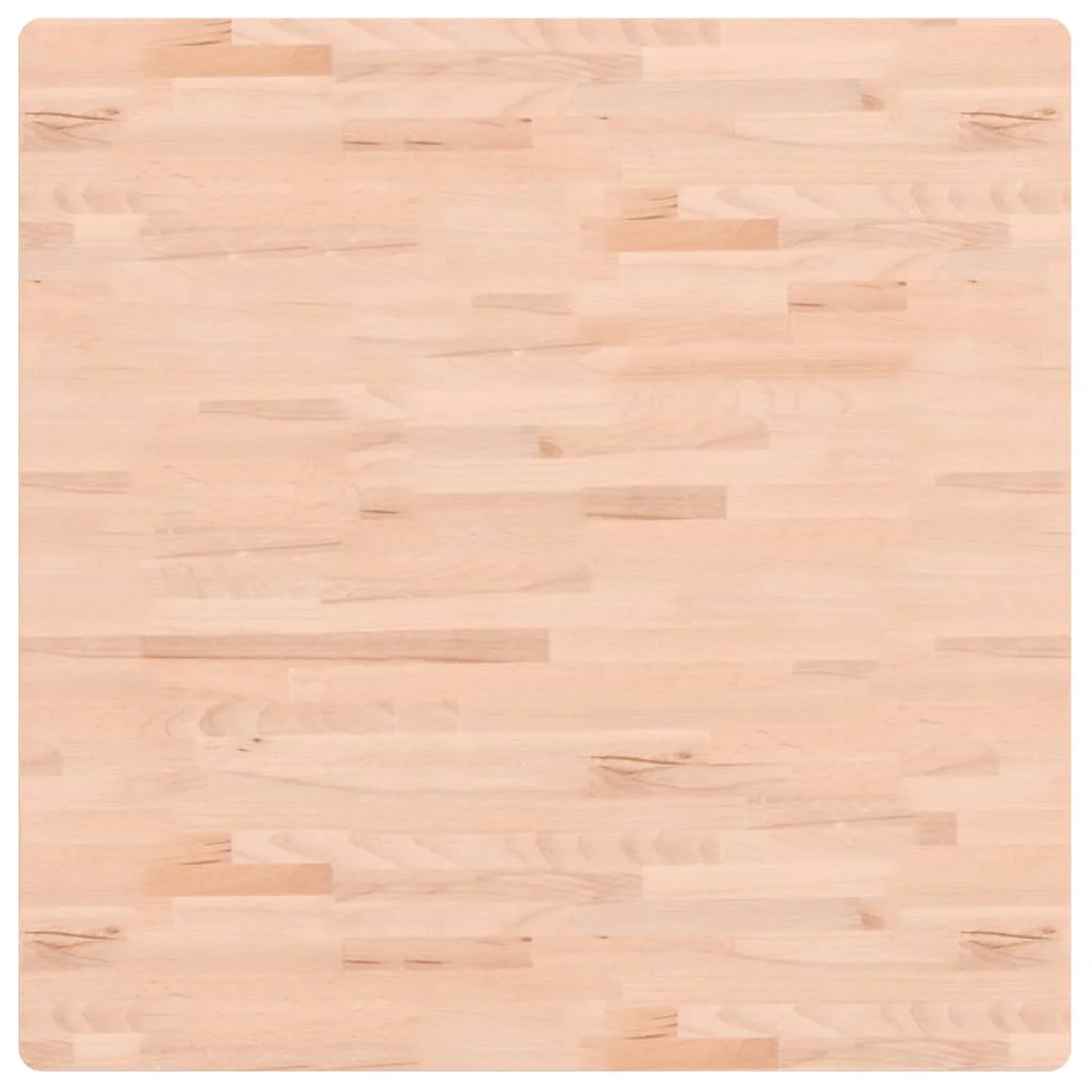bordplade 90x90x1,5 cm firkantet massivt bøgetræ - Image 2