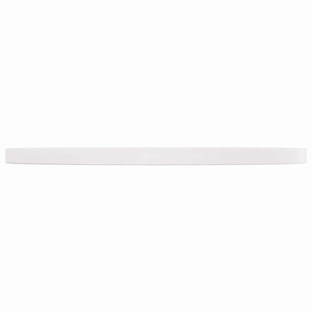 bordplade hvid Ø60x2,5 cm massivt fyrretræ - Image 3