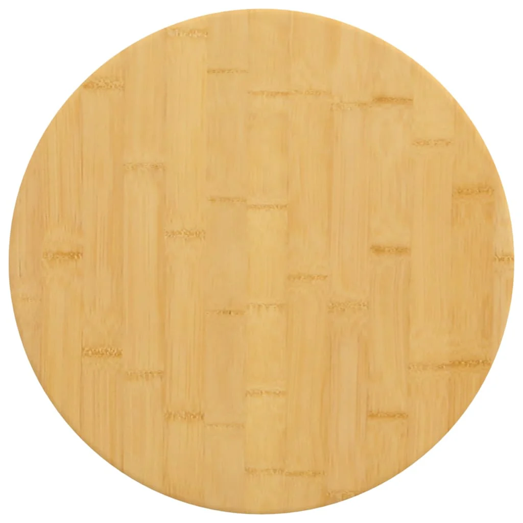 bordplade Ø40x4 cm bambus