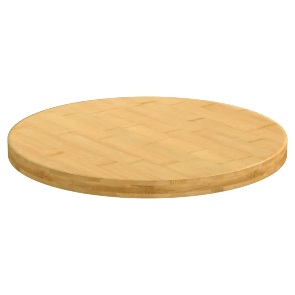 bordplade Ø50x2,5 cm bambus - Image 2