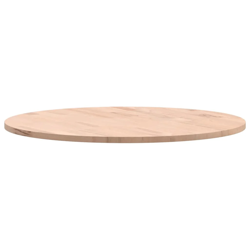 bordplade Ø60x1,5 cm rund massivt bøgetræ - Image 6