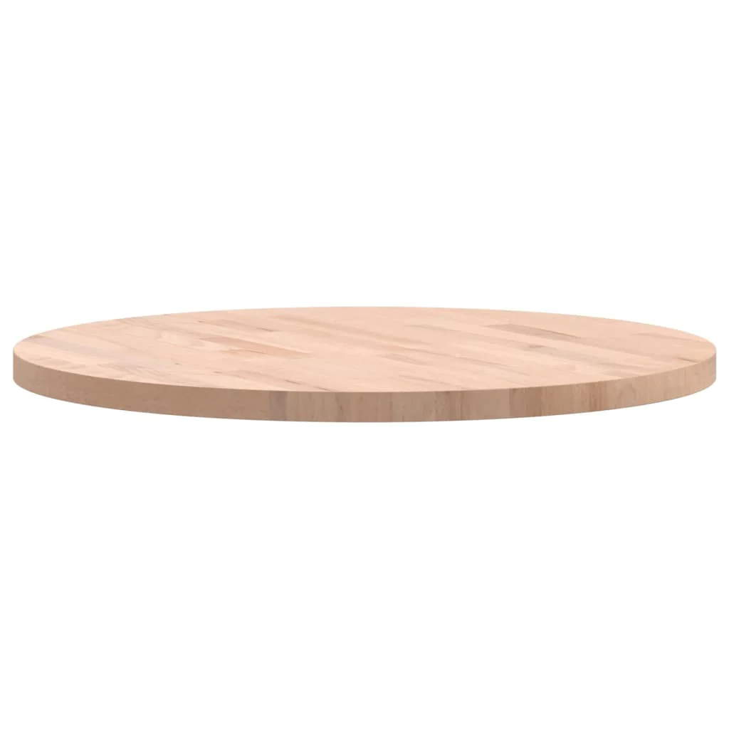 bordplade Ø60x2,5 cm rund massivt bøgetræ - Image 6