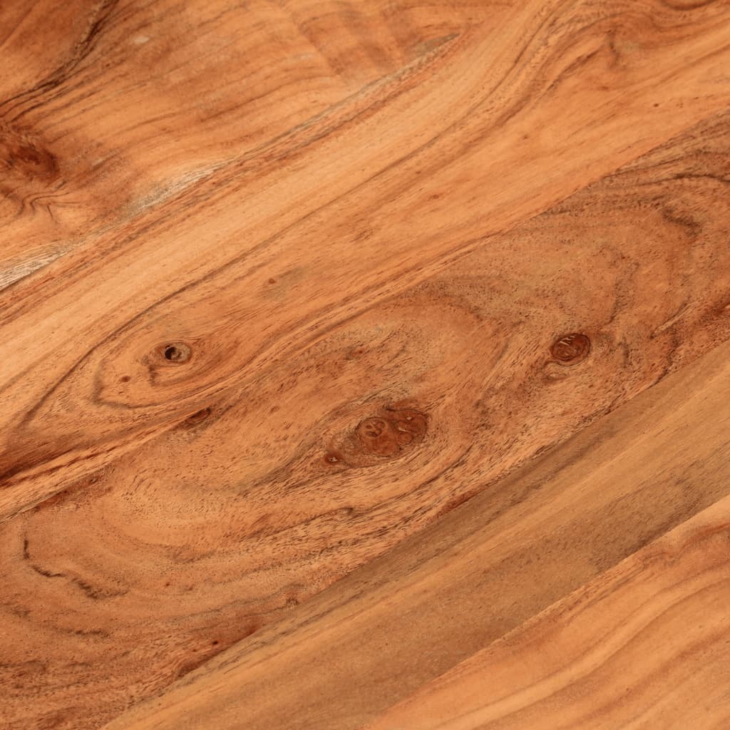 bordplade Ø60x3,8 cm rund massivt akacietræ - Image 7