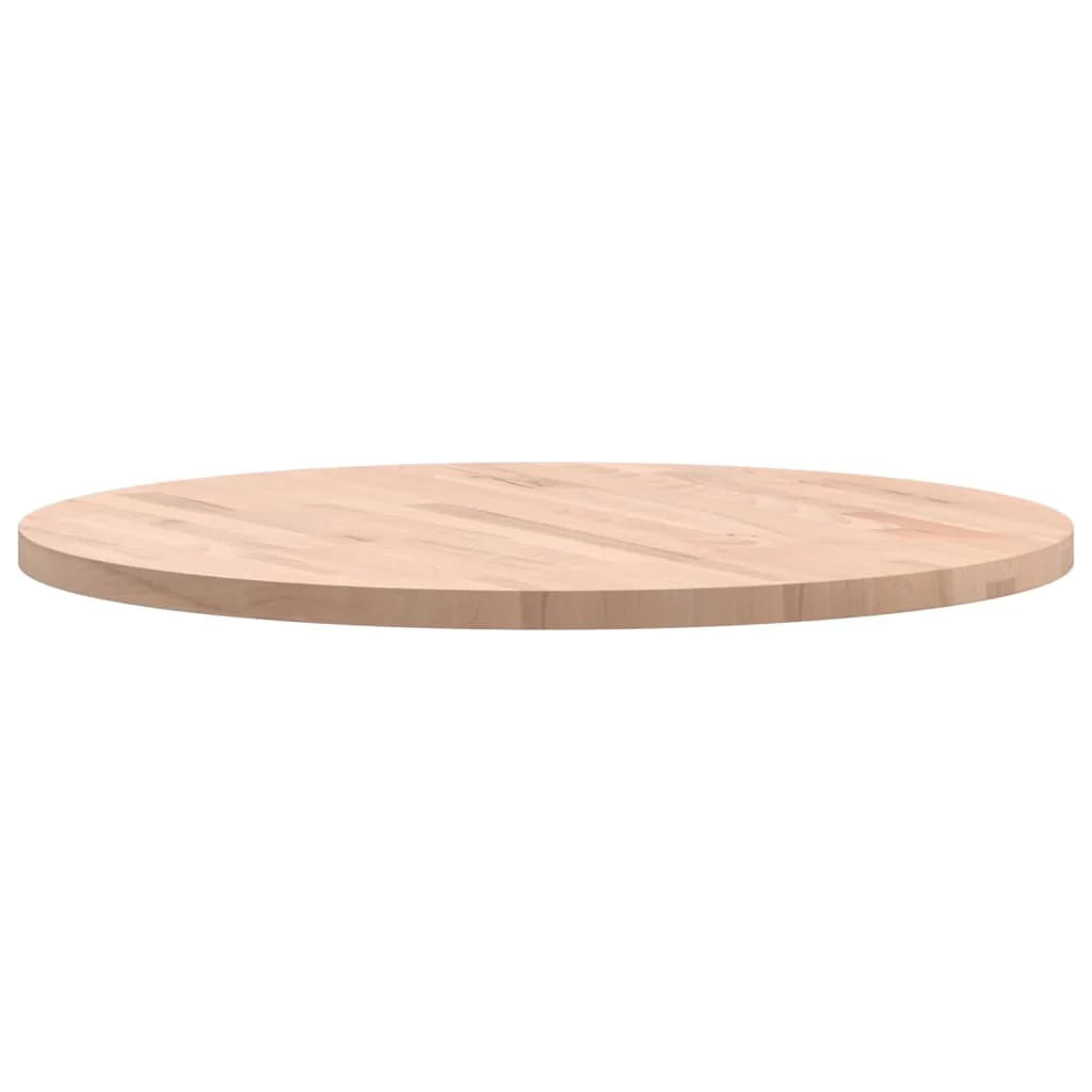 bordplade Ø70x2,5 cm rund massivt bøgetræ - Image 6