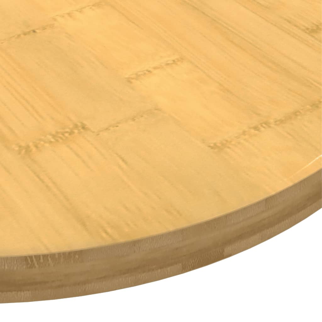bordplade Ø80x2,5 cm bambus - Image 3