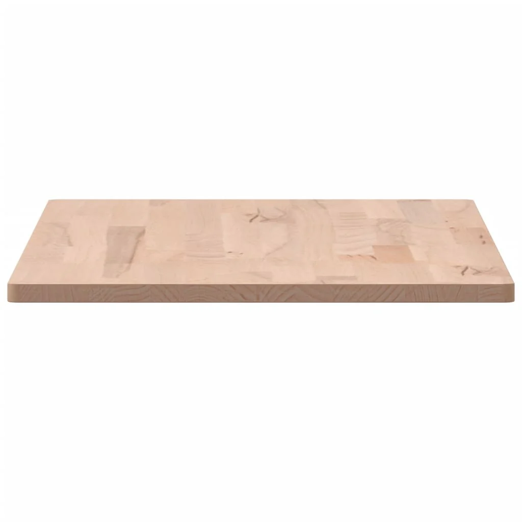 bordplade til badeværelse 100x50x1,5 cm ubehandlet massiv bøg - Image 5