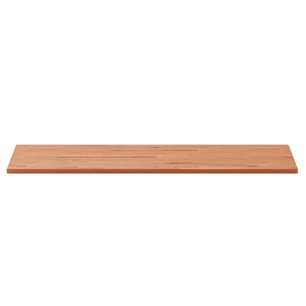 bordplade til badeværelse 100x50x1,5 cm ubehandlet massiv bøg - Image 4