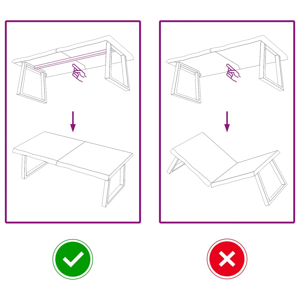 bordplade til badeværelse 120x60x(2-4) cm massivt træ mørkebrun - Image 5