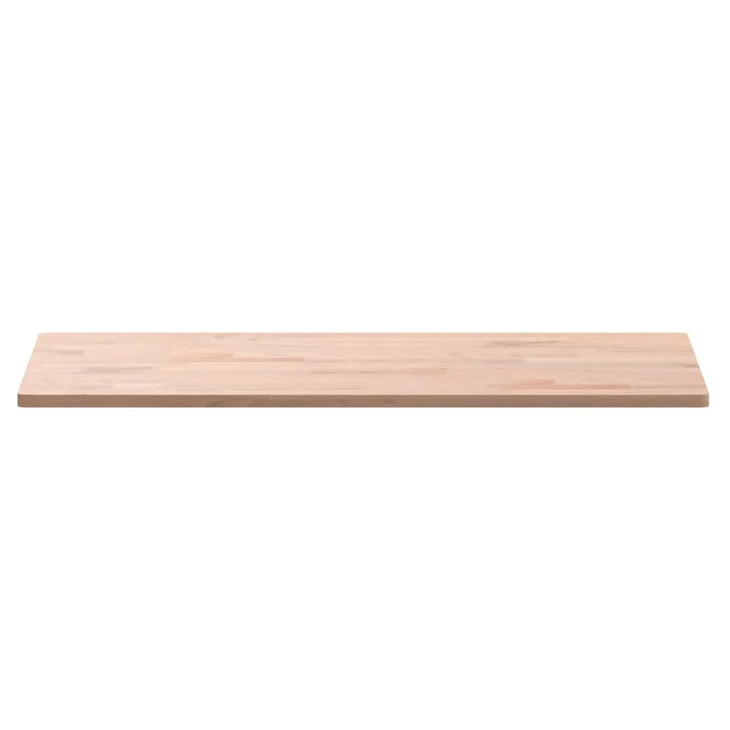bordplade til badeværelse 80x40x1,5 cm ubehandlet massiv bøg - Image 3