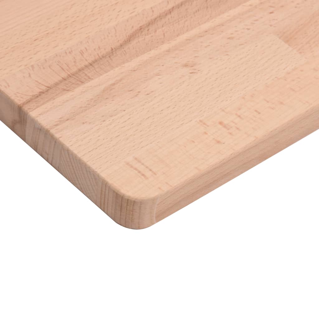 bordplade til badeværelse 80x40x2,5 cm massivt bøgetræ - Image 6