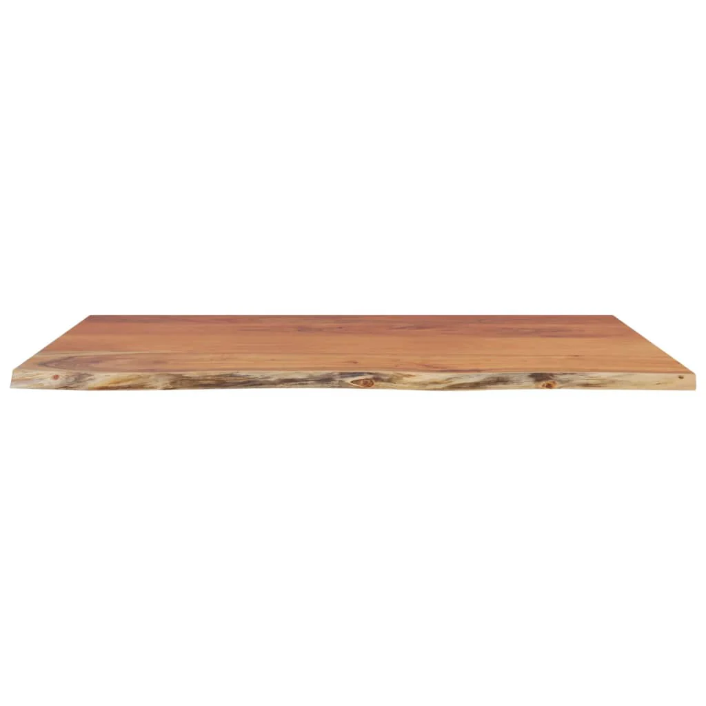 bordplade til badeværelse 90x60x2,5 cm rektangulær akacietræ - Image 4