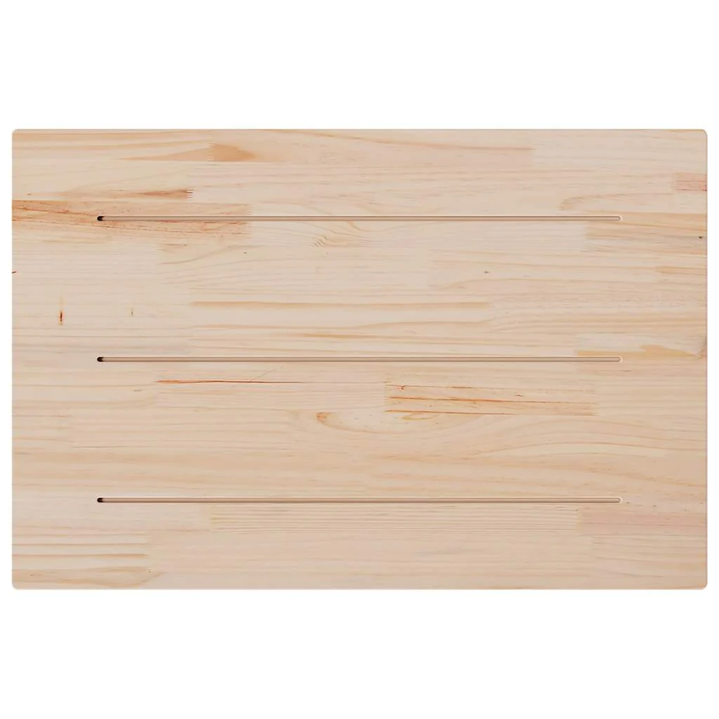 bordplader 3 stk. 80x53x2,5 cm rektangulær massivt fyrretræ - Image 7
