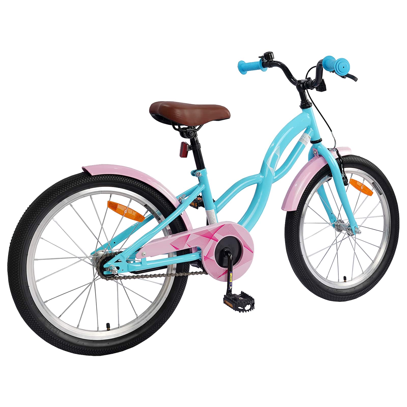 Børnecykel 18 tommer til 5-7 år gammel Lys blå - Image 3