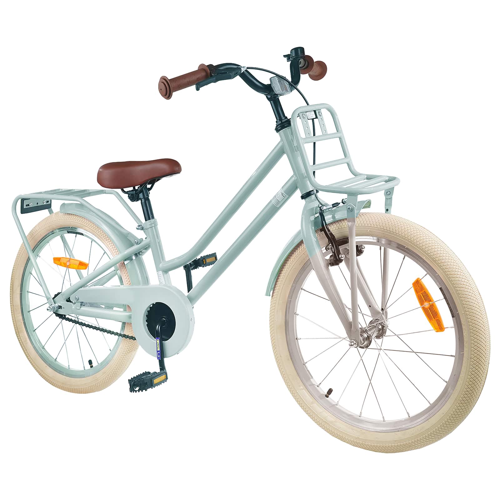 Børnecykel 18 tommer til 5-7 år gammel Lys grøn - Image 2