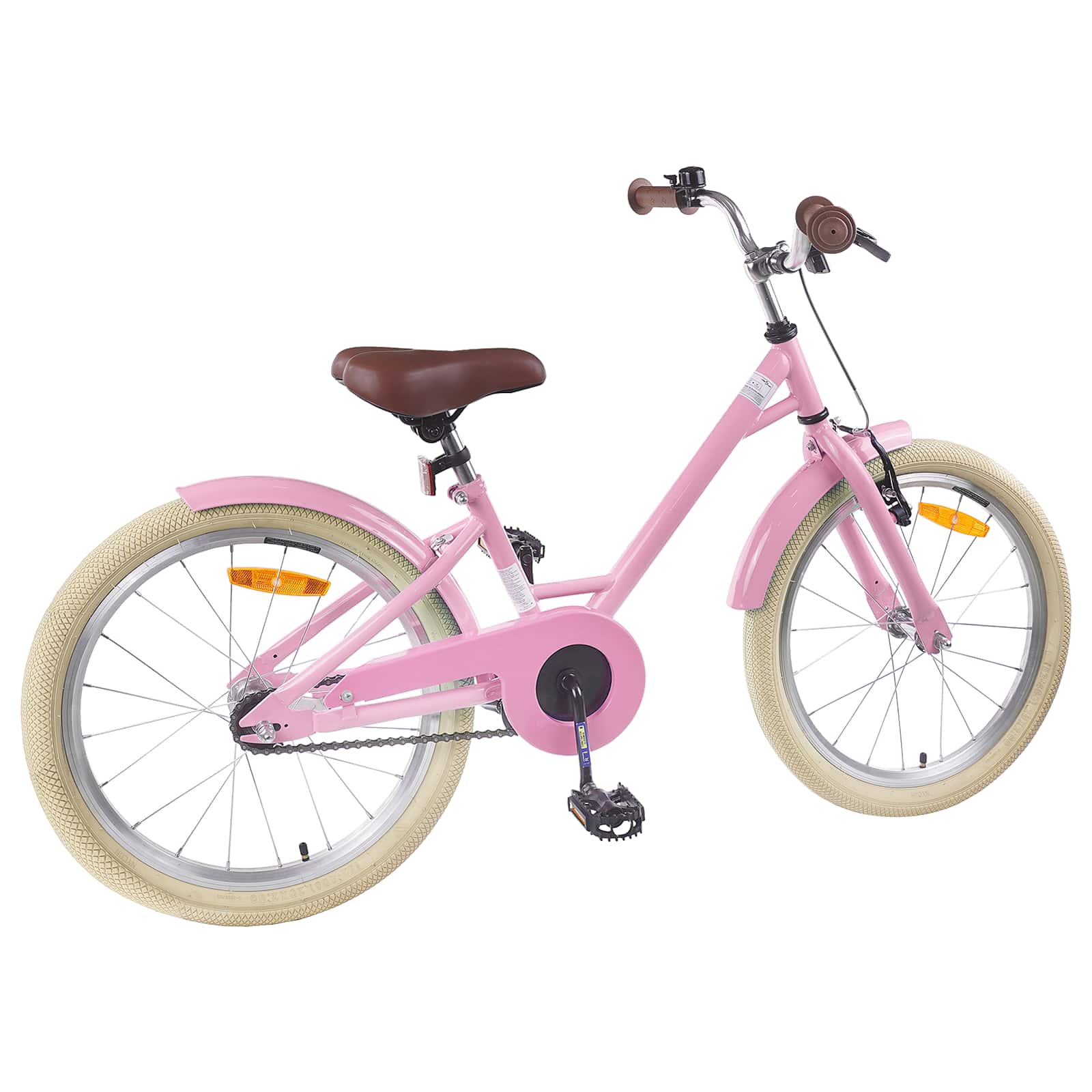 Børnecykel 18 tommer til 5-7 år gammel Lys pink - Image 3