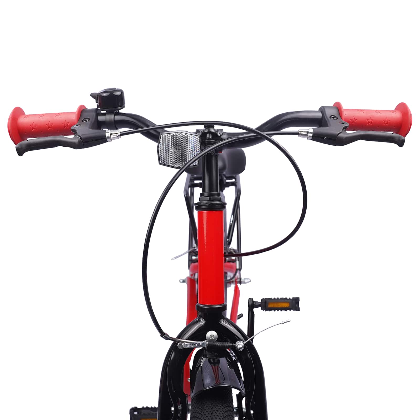 Børnecykel 18 tommer til 5-7 år gammel Rød - Image 5
