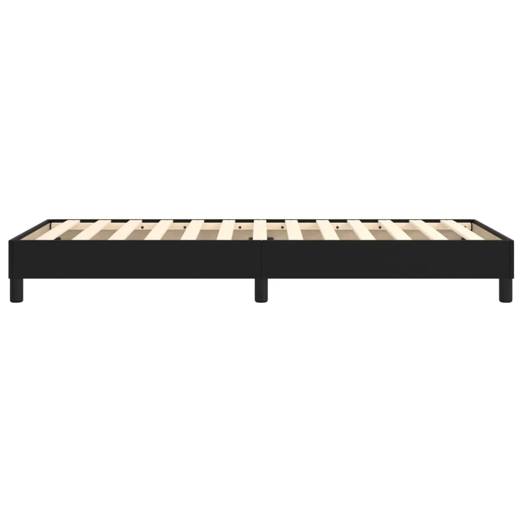 Boxspring sengeramme 100x200 cm kunstlæder sort - Image 6
