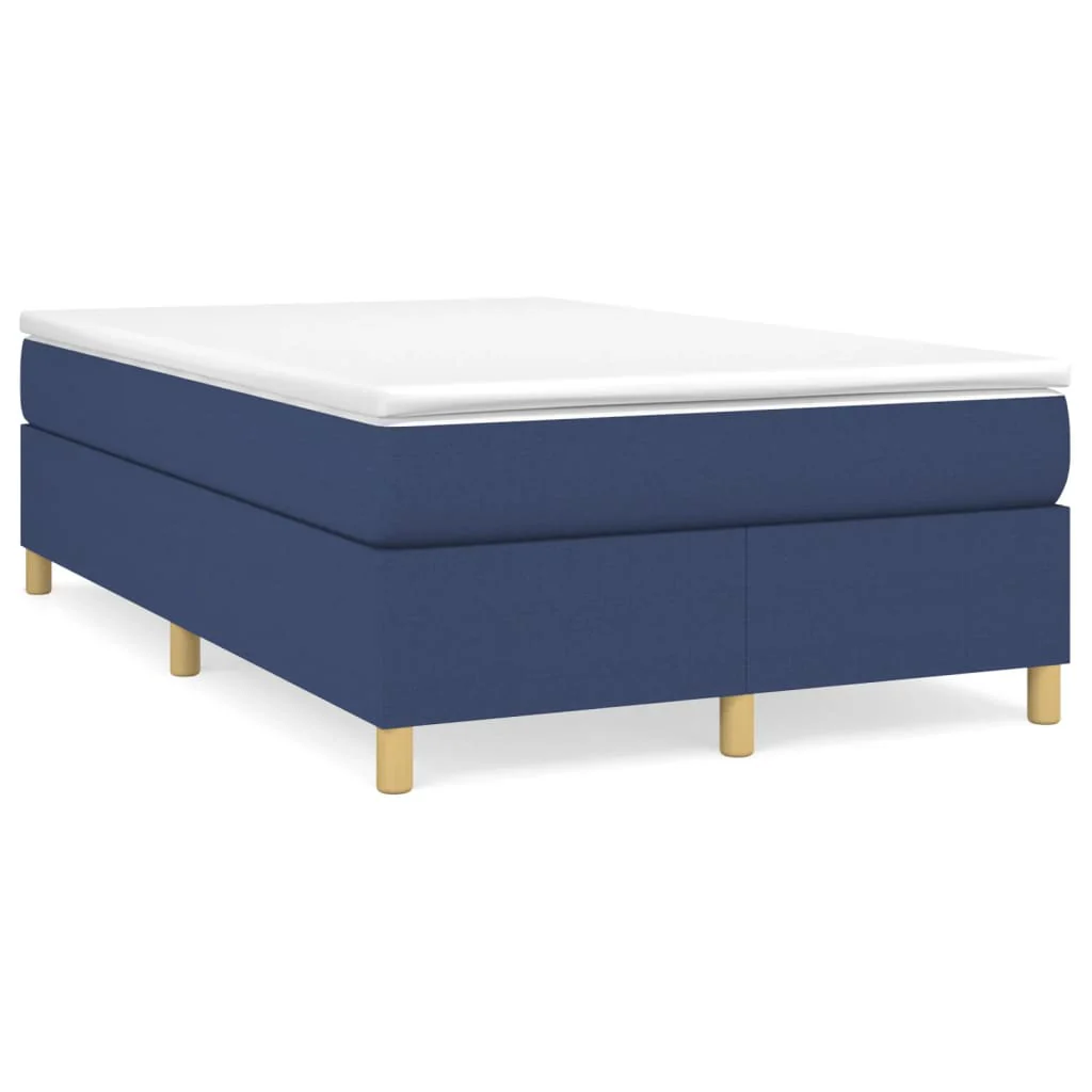 Boxspring sengeramme 120x200 cm stof blå - Image 2