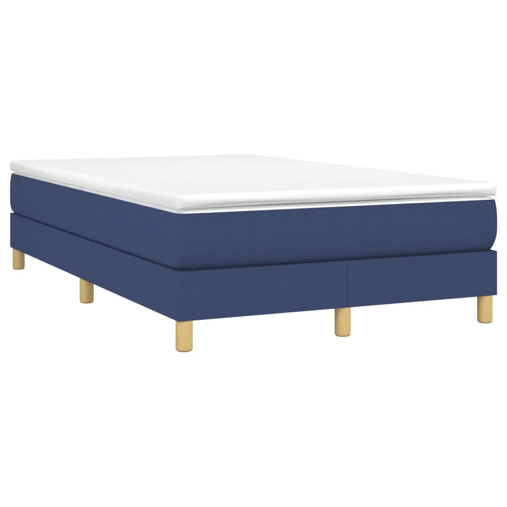 Boxspring sengeramme 120x200 cm stof blå - Image 3